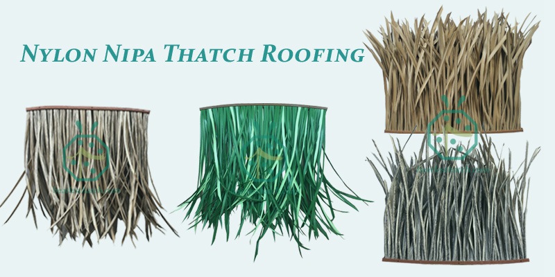 Tropical Looking Tiki Hut Thatch Tiles For Beach Area