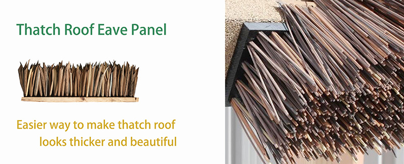 Wholesale plastic thatch roof tiles for Middle East market