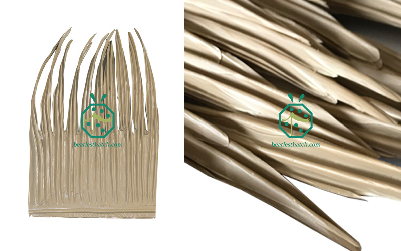 cobertura de palha de palmeira sintética para construção de cabanas tiki