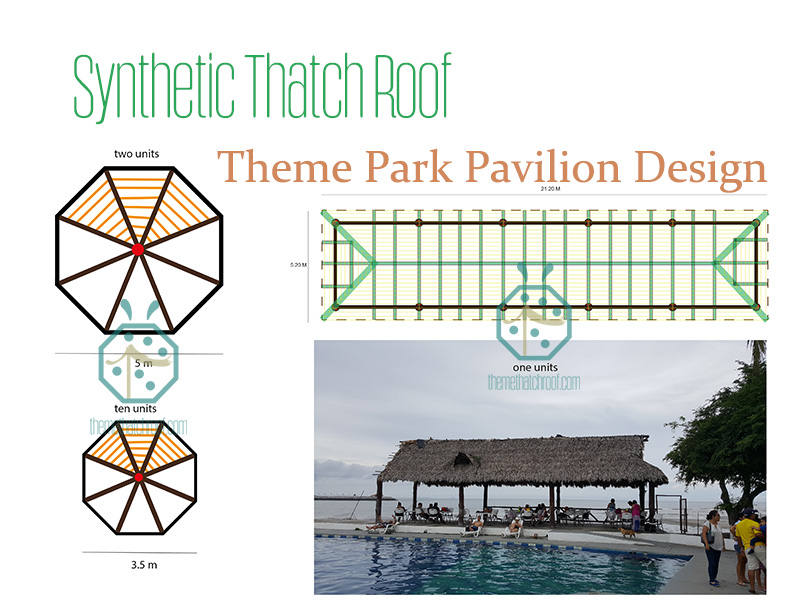 artificial palm thatch roof 