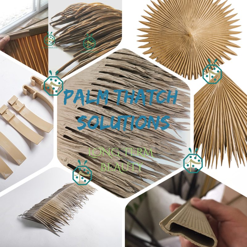 Fire Retardant Palm Thatch Roofing Panels