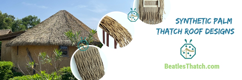 Synthetic palm thatch roof from China manufacturer Synthetic palm thatch roof from China manufacturer