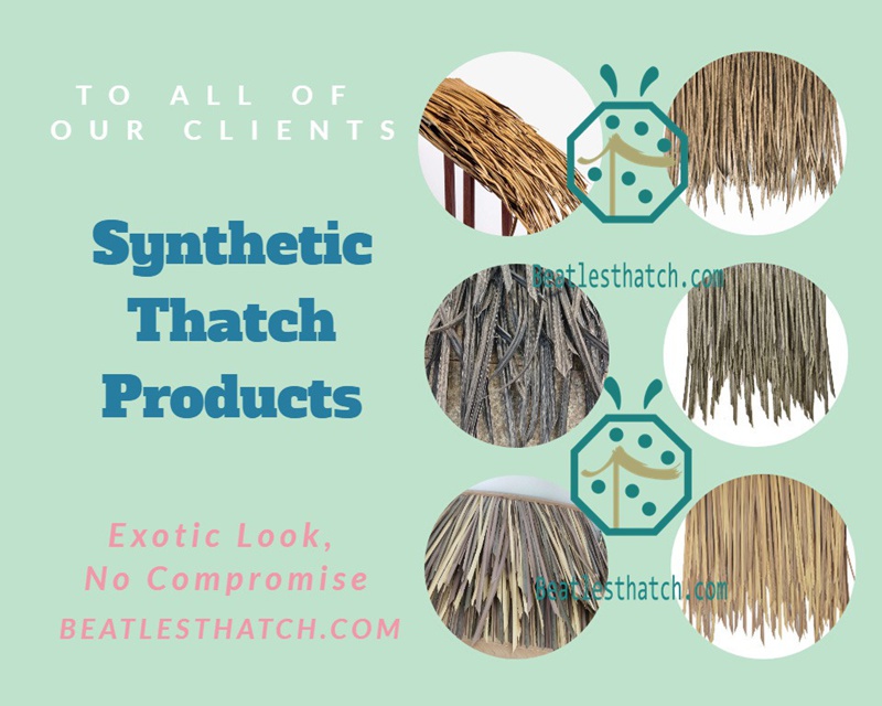 Synthetic Tiki Bar Thatch Roof Manufacturer From China Synthetic Tiki Bar Thatch Roof Manufacturer From China