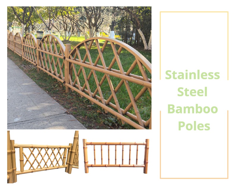 Stainless steel bamboo poles Stainless steel bamboo poles