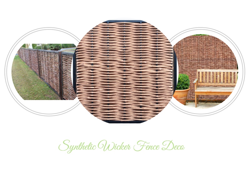 Using synthetic wicker weaving fencing panel for African shade house outdoor garden decoration Using synthetic wicker weaving fencing panel for African shade house outdoor garden decoration