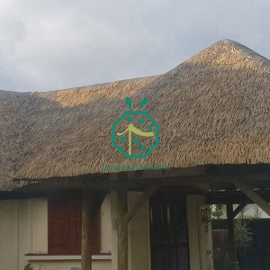 Telhado de palha de palmeira artificial para cabana de Bali