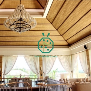 Tailândia tapete de bambu de plástico para decoração de interiores