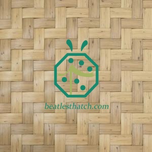 forro de teto de bambu falso exótico para villa