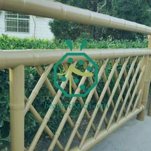 Outdoor Backyard Garden Stainless Steel Bamboo Sticks Fence Screen Panel