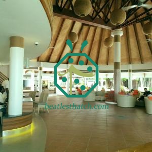 Tourism Resort Hotel Rest Area Rattan Cane Webbing Ceiling Panel