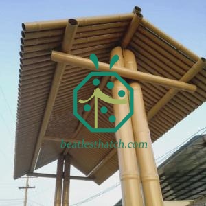 Iron Bamboo Sticks Roof For Project Construction
