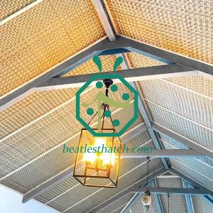 Fireproof woven bamboo ceiling panels China