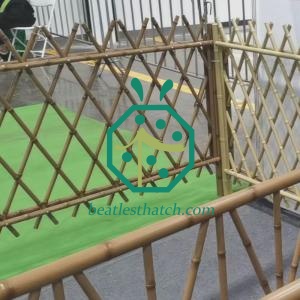 Painel de vedação de bambu alto de aço