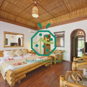 Home Bedroom Synthetic Bamboo Decoration Panels For Wall and Ceiling Qatar