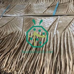 Telhado de palha de palmeira nipa sintético à prova de fogo para bangalô
