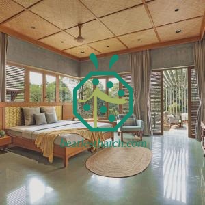 Nipa House Decoração de Interiores Tecido Amakan Artificial Tapete
