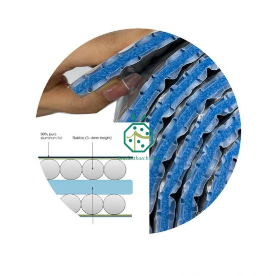 Premium Aluminum Double Bubble & EPE Foam Roof Heat Insulation