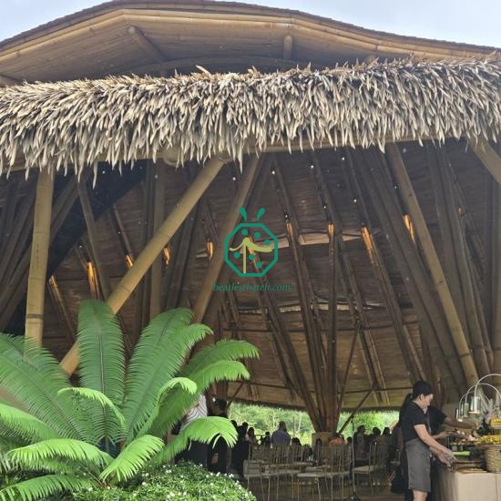 Fireproof Tiki Hut Roof Materials from China For Resort and Park Construction