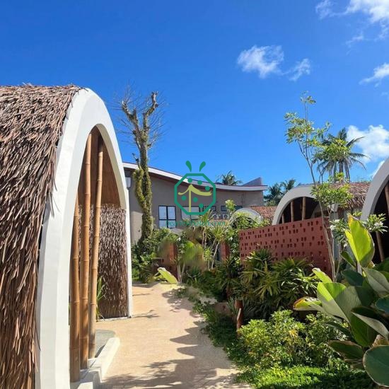 Synthetic Kajan Thatch Roof Tiles for Palapa Renovation