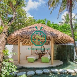 Fireproof Artificial Thatch Roof Products For Dominican Republic Resort and Residential Palapa