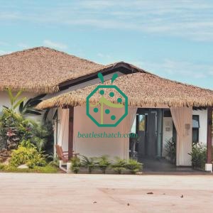 Cobertura durável de folhas de palmeira artificiais para ecoturismo na Costa Rica