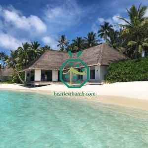 Fireproof synthetic thatch roof