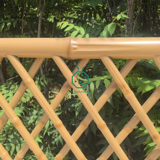 Custom 1 Inch Steel Bamboo Fence UK