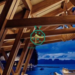 Palapa Plastic Bamboo Thatch Ceiling Mat