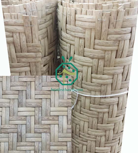 esteira tecida de bambu sawali plástica para filipinas