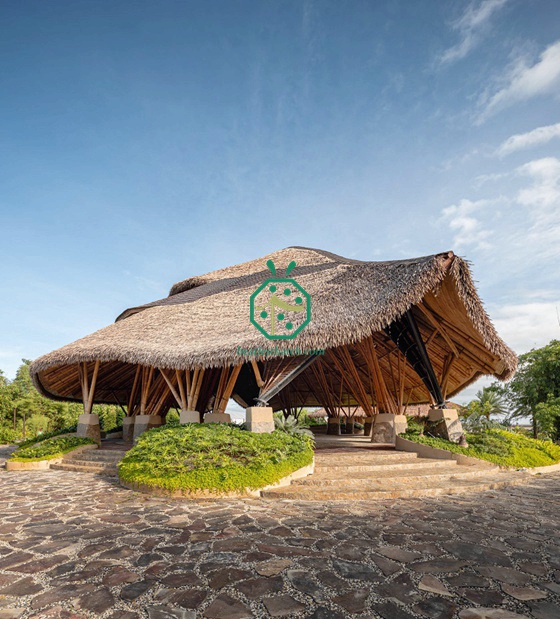 Cobertura de palha artificial Cavite Pawid para o Ranch Ecopark