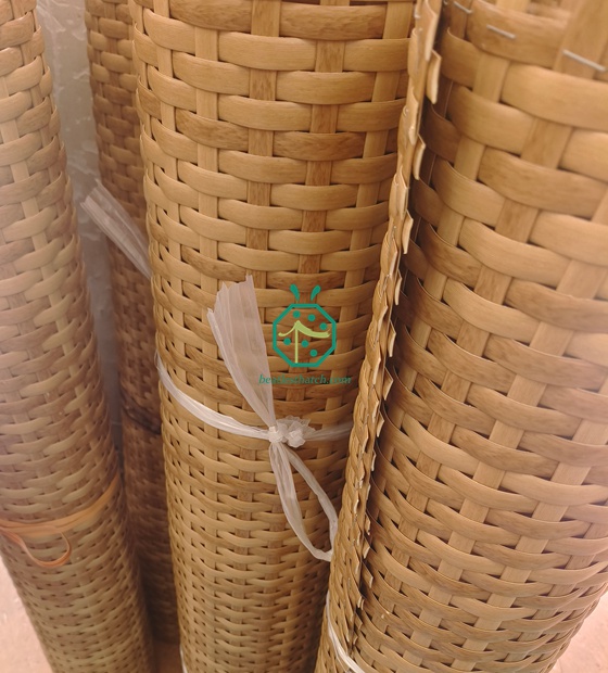 produção de esteira de tecido de bambu de plástico para ilhas fiji malolo