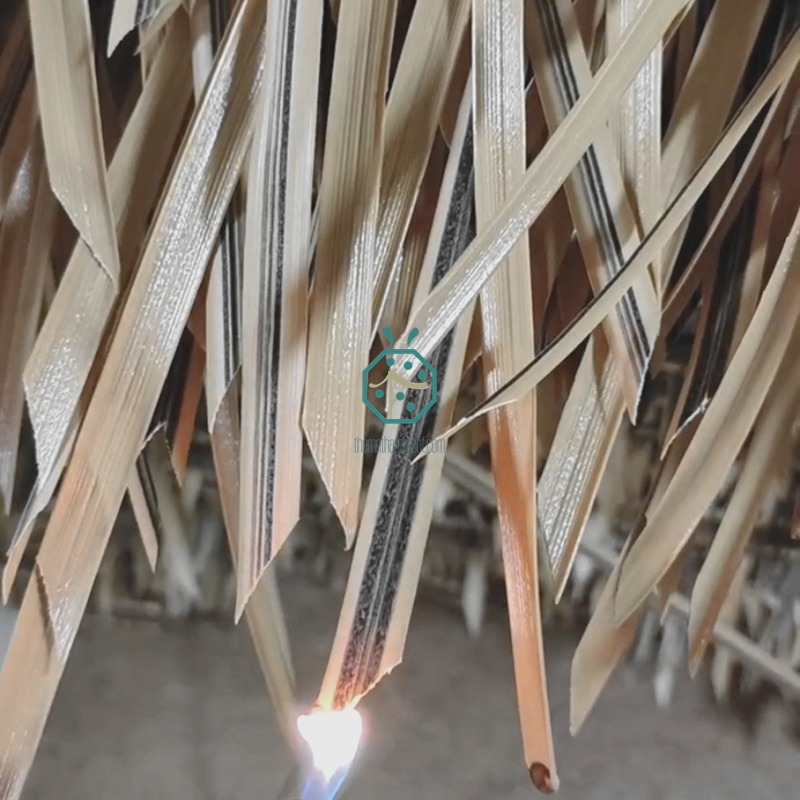 Produtos de telhado de palha artificial Palapa com excelente classificação de resistência ao fogo da China