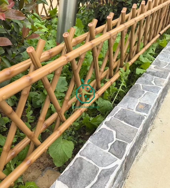 Projeto de esgrima de bambu de aço inoxidável em Florida, EUA